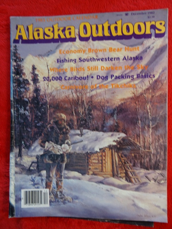  "ALASKA OUTDOORS" Magazine - December 1982 - Vintage