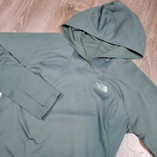 The North Face Women's Hoodie Small Active Wear Running Jogging Green