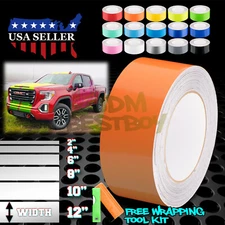 Gloss Color Racing Stripes Vinyl Wrap For GMC Chevy Truck Sticker 10FT / 20FT
