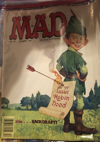 Mad Paperback Magazin - Ausgabe #307 - Robin Hood - Dezember 1991 - Vintage - Bild 2 von 7