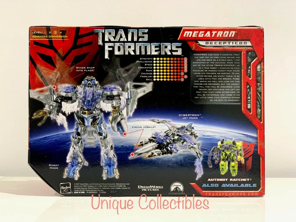 Transformers Decepticon Megatron Voyager Class 2007 Brand New Ultra Rare - Image 3 of 4