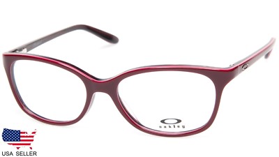 NEW OAKLEY STANDPOINT OX1131-0552 BANDED RED EYEGLASSES GLASSES 52-16-136 B37mm