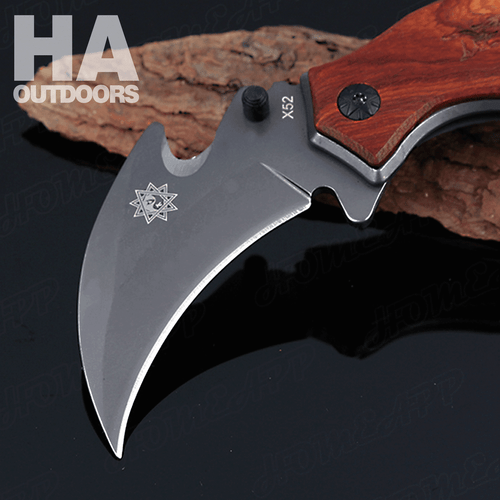 Outdoor Survival Rescue Hiking Hunting Camping Tools Pocket Folding Knife x52 - Picture 3 of 4