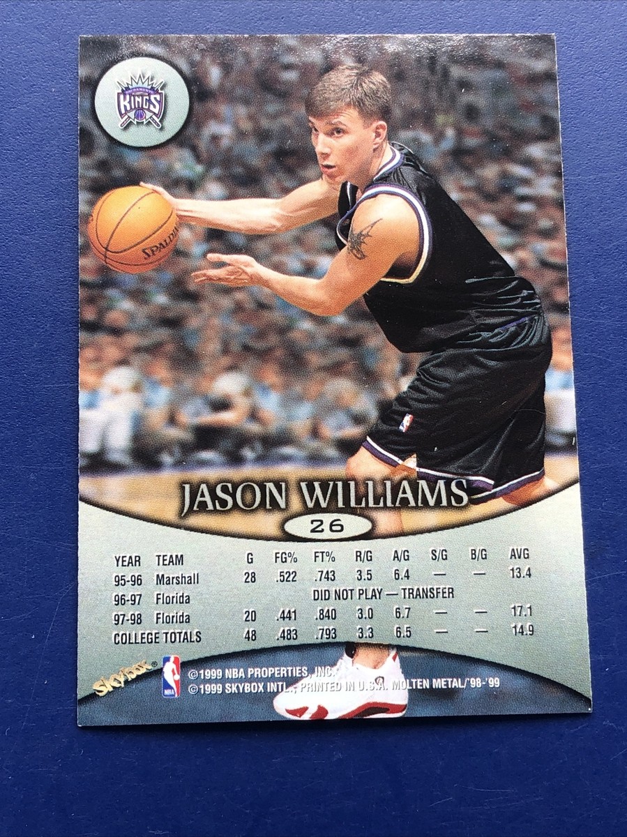 1998-99 Skybox Molten Metal Jason Williams Rookie #26 | eBay