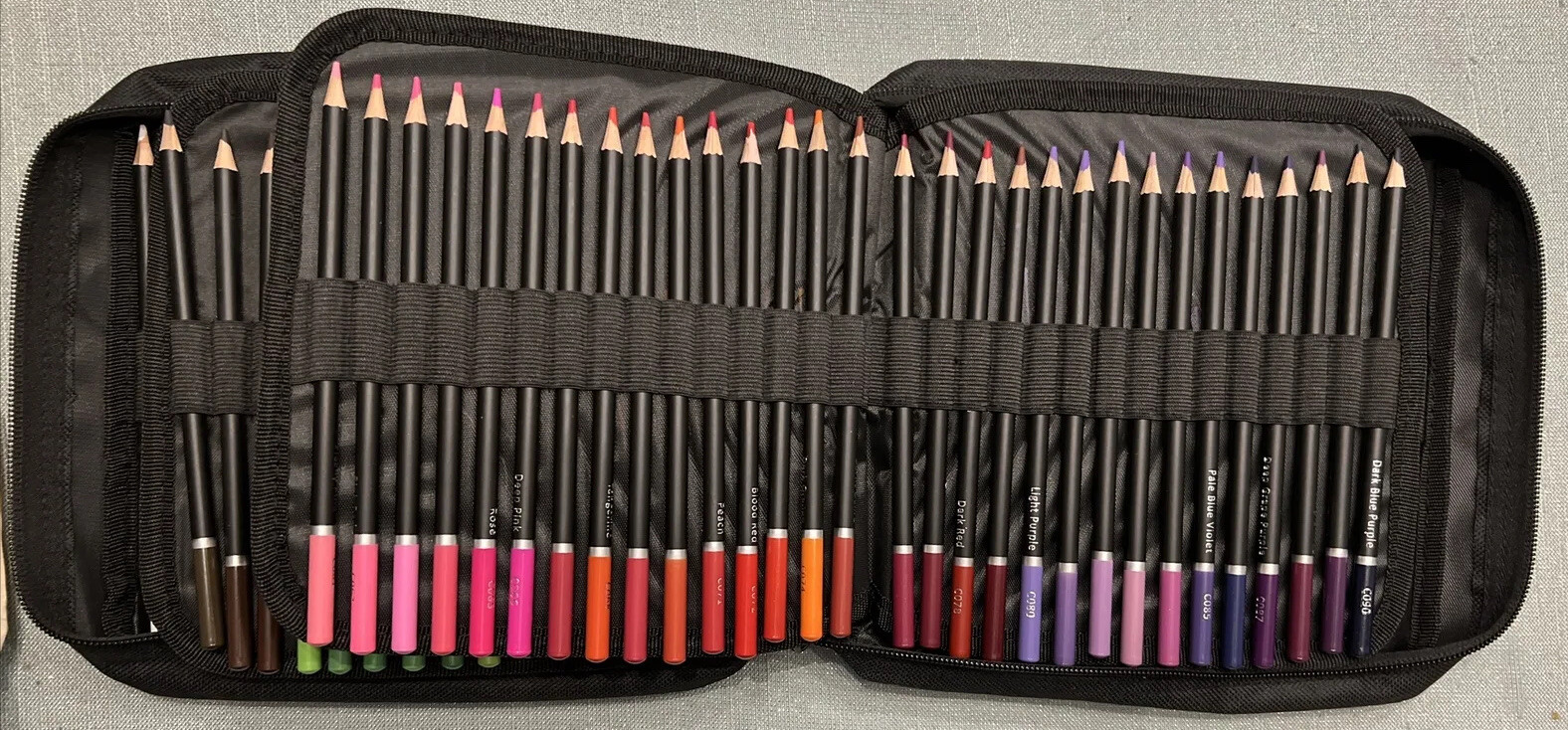 NUOBESTY 1 Set 120 Colored Pencil Art Supplies Wooden Carbon, Color Pencils For Artists