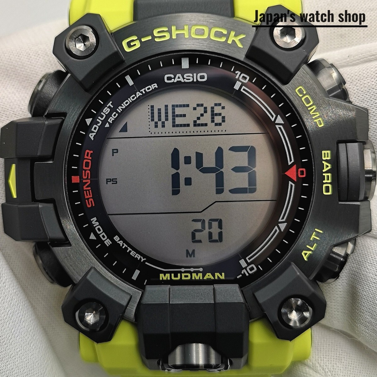 CASIO G-SHOCK MASTER OF G MUDMAN GW-9500MRY-1A9JF Black