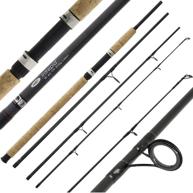 NGT Intrepid 9 FT 4 Piece Travel Fishing Rod Carbon Carp Pike Sea