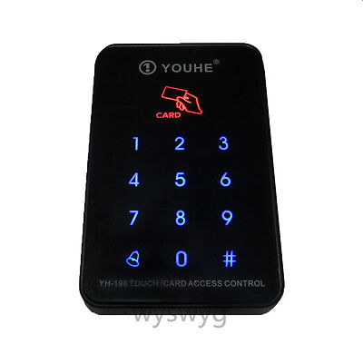 Touch Sensor Keypad Reader 125KHz RFID Door Access control WG26 input output