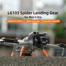 For DJI Mini 5 Pro Drone Heighten Landing Gear Folding Tripod Holder Accessories