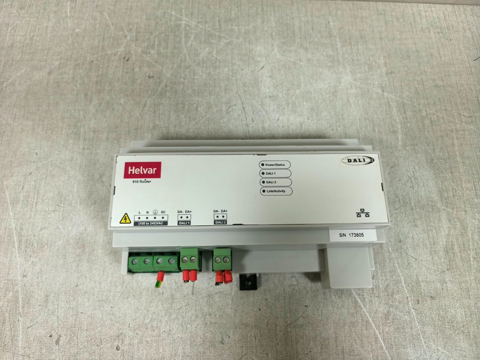 HELVAR 910 REV.45 S/W V5.4.6 HELVAR 910 IMAGINE ROUTER REV.45 S/W V5.4.6 100-240VAC 9