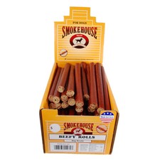 Smokehouse USA Made Beefy Rolls Dog Treats 60Each/60 Co
