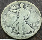 US 1916 Walking Liberty Half Dollar  **