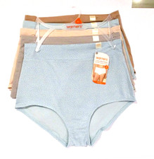 Warners Cotton Blend soft stretch high waist brief panties 5 pack size L/7