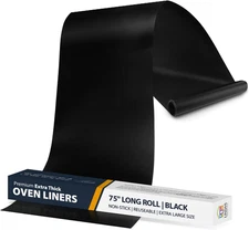 Oven Liners for Bottom of Oven - Large Heavy Duty Mats, 17” X 75” Non-Stick Reus