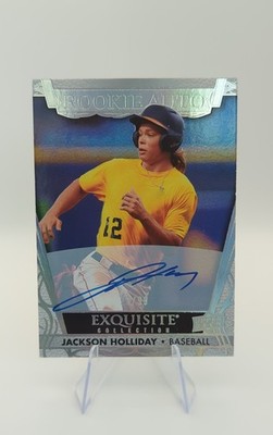 2023 Upper Deck Exquisite Collection Rookie Auto Jackson Holliday #RA-JH /99 