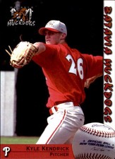 2005 Batavia Muckdogs Team Issue #25 Kyle Kendrick Mount Vernon Washington Card