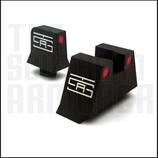 Tsa Tall Suppressor Height Night Sights For Glock 17 19 45 Mos Magenta Glow Tsa Tall Suppressor Height Night Sights For Glock 17 19 45 Mos Magenta Glow