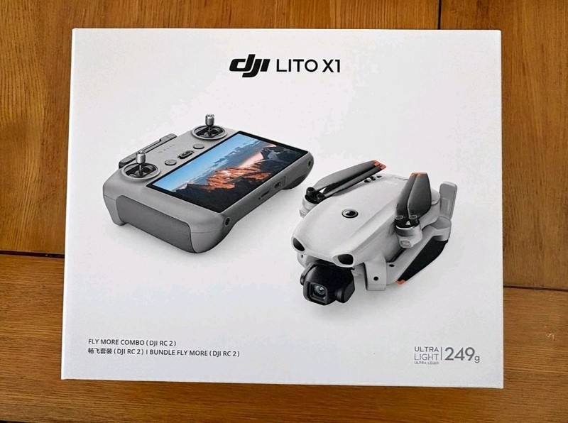 DJI Lito X1 Drone Fly More Combo (DJI RC 2) - Only 5 min flight time