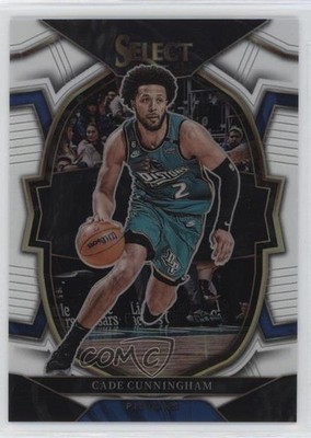 2022-23 Panini Select Concourse White Prizm 53/149 Cade Cunningham #18 12bt