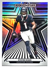 STEFON DIGGS Texans 2024 Panini Rookies & Stars LONGEVITY RED FOIL HOLO Card #39