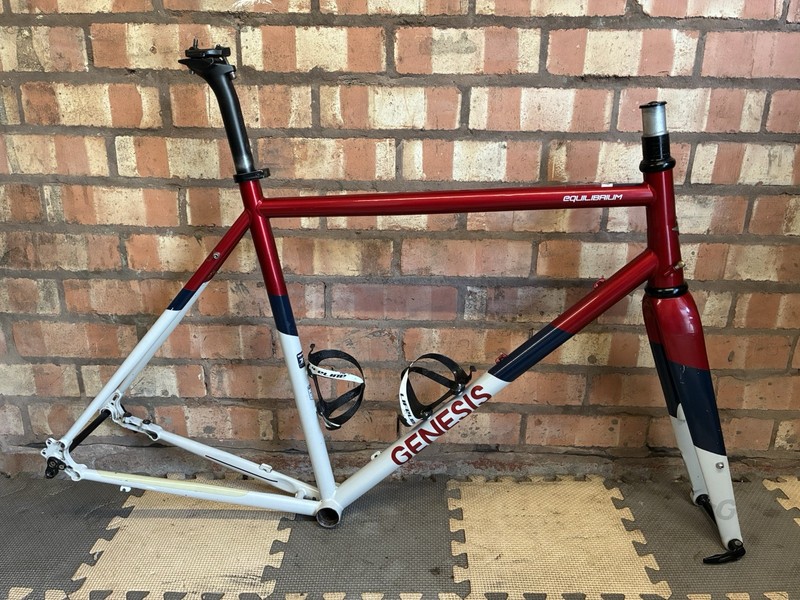 Genesis Equilibrium Disc Reynolds 725 Steel Road Bike Frameset