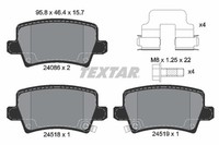 Textar Bremsbelagsatz Scheibenbremse Q+ 2408601 FüR Honda Civic FK FN 8 FK1 FN4