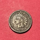 (1) Beautiful Antique 1881 Indian Head Cent/Penny F-FINE NICE DETAIL