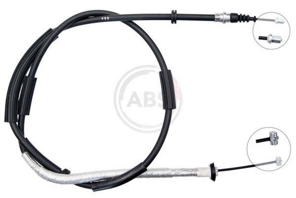 A.B.S. Bremsseil Seilzug Feststellbremse K18549 FüR Bravo Stilo Fiat 2 Multi Van-image