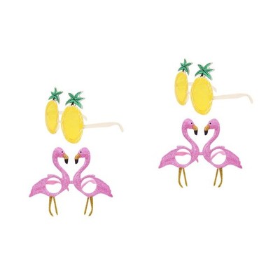 2 Count Hawaiian Lustige Brille Festivalbrille Strandparty-Brille