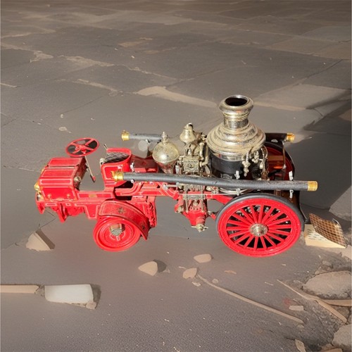1912 Christie Front Drive Steamer Die-Cast Fire Engine Model 1:24 Scale Red