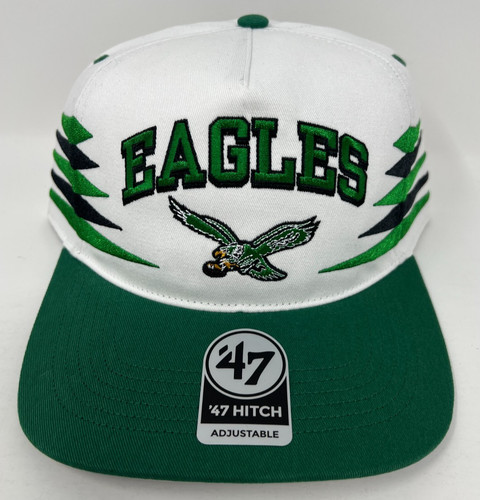 Philadelphia Eagles '47 Hitch Relaxed Fit Diamond Cut White Snapback NFL Hat