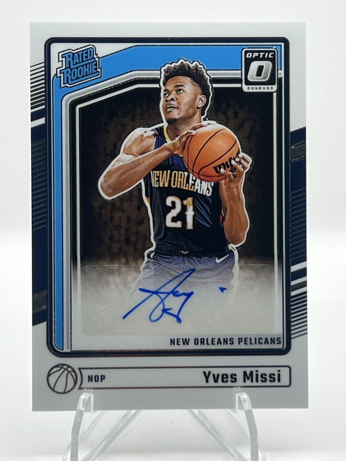 2024-25 Panini Donruss Optic - Rated Rookie Signatures Yves Missi #342 (AU, RC)