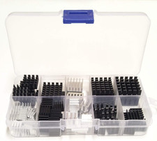 Heatsink Assortment Kit Small Cooler Aluminum Heat Sink Set 100Pcs