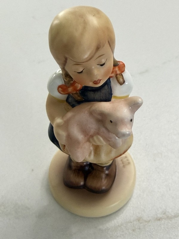 Goebel M.I. Hummel Club 1999 Pigtails Porcelain Figurine Hand Painted