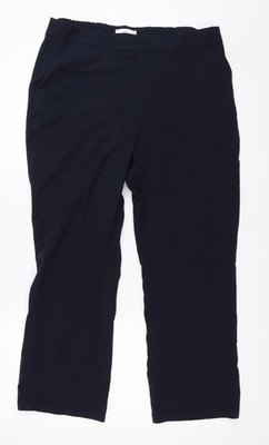 Marks and Spencer Damen Blau Hose Größe 14 L26,5 in