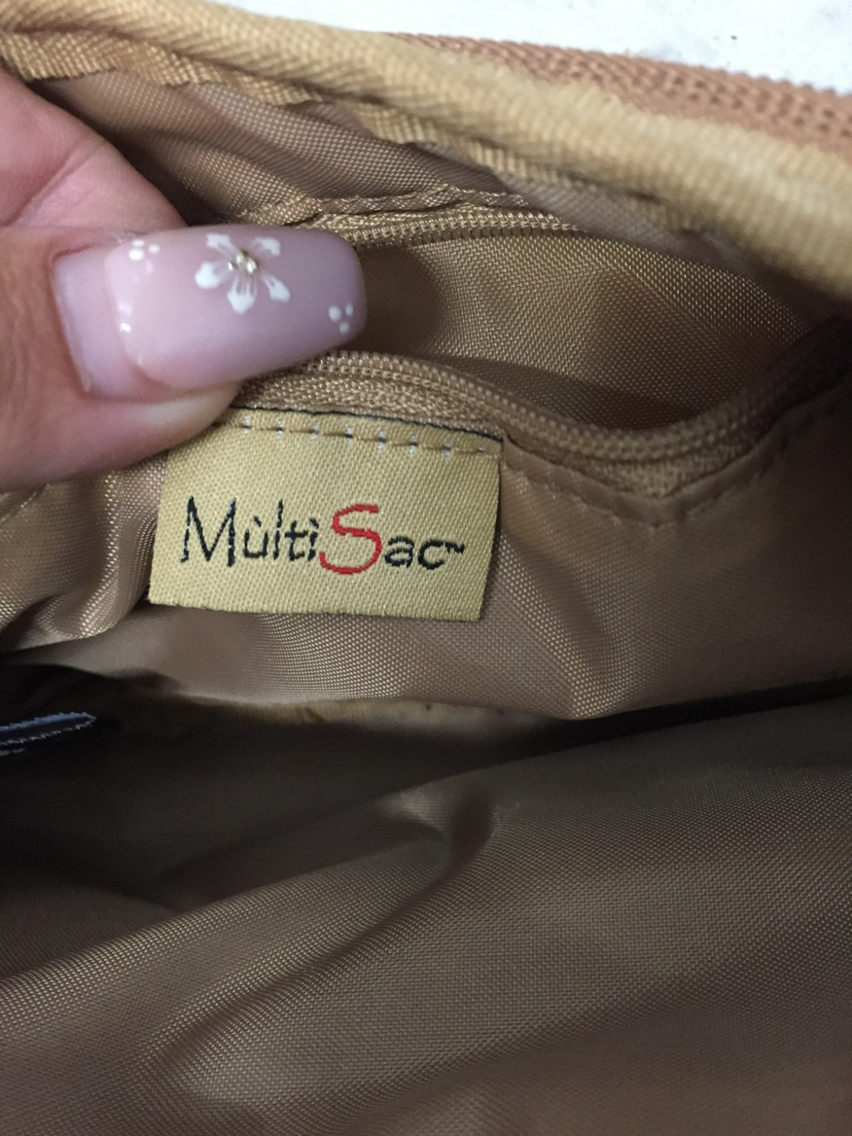 MultiSac Multi Compartment Mini Purse Butterfly F… - image 6