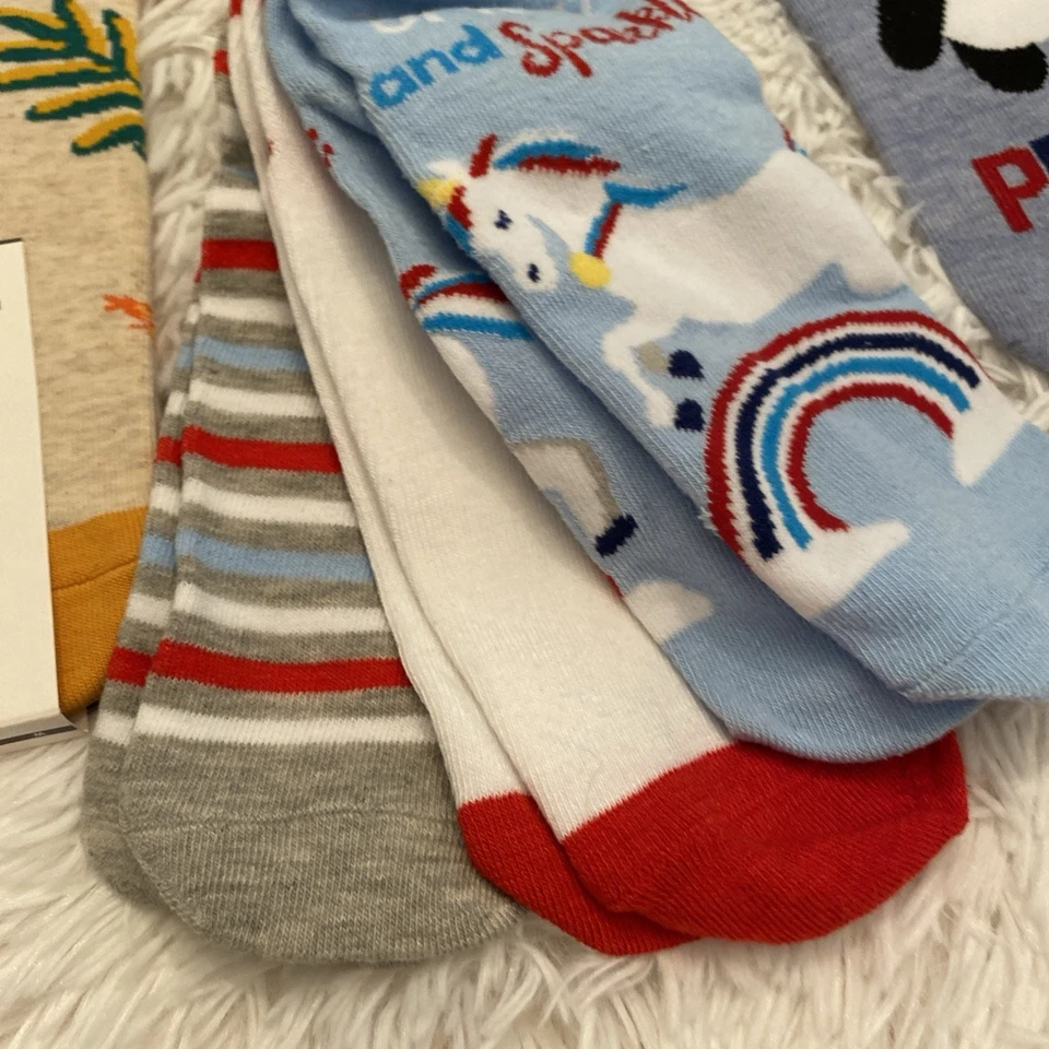 女士船袜 5 双套装适合 4-10 鞋码 1 脚踝,4 个无展示 — 第 4/4 张图片