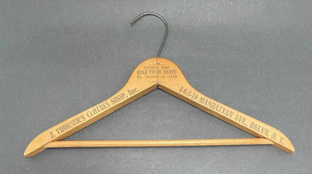 Wood Original Vintage Clothes Hangers for sale | eBay