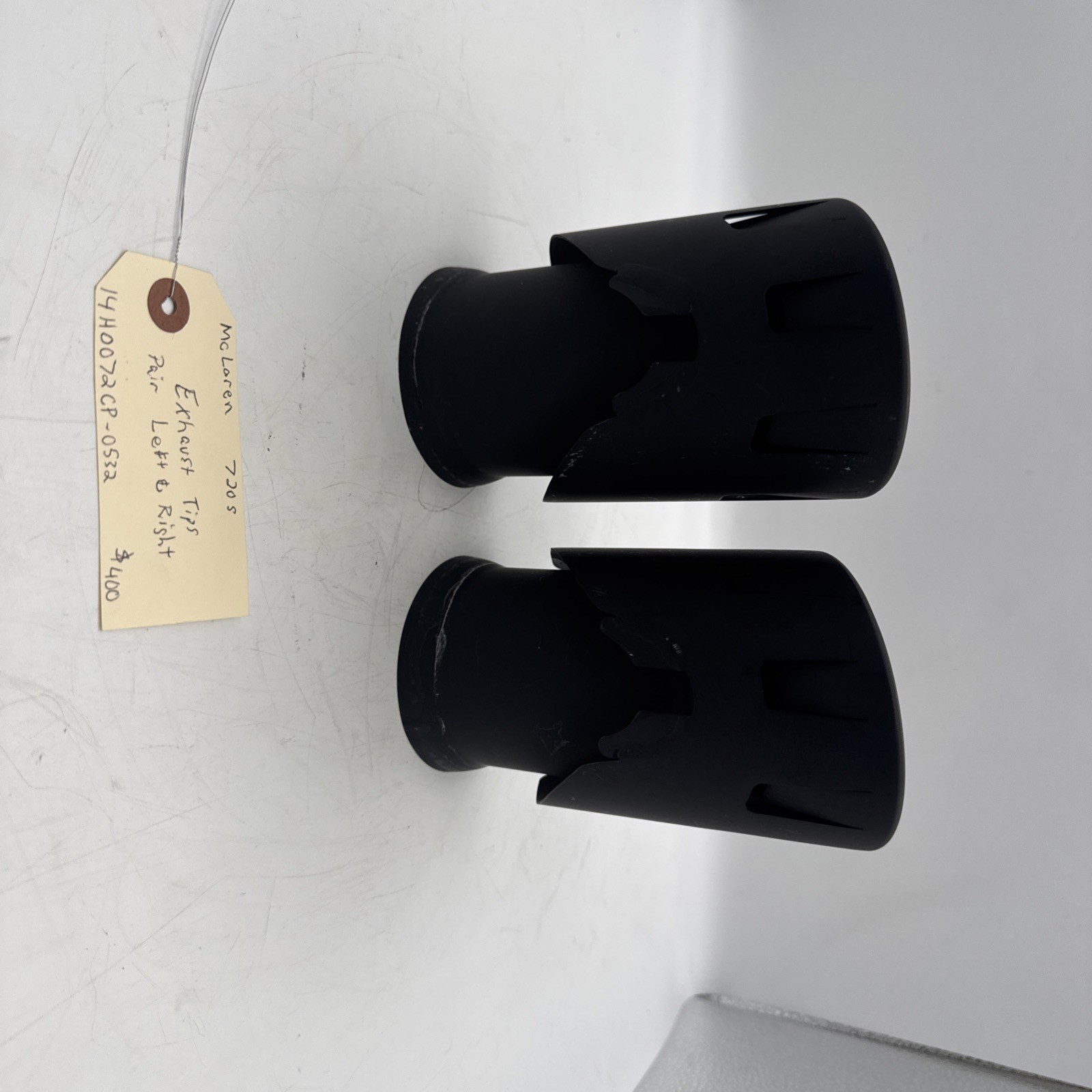 MCLAREN 720s Exhaust Tip Pair Left And Right 14H0072CP-0532 Used OEM
