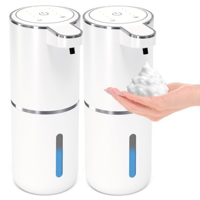 2 Pack Automatic Foaming Soap Dispenser,Touchless Foam Soap Dispenser,12.8oz ...