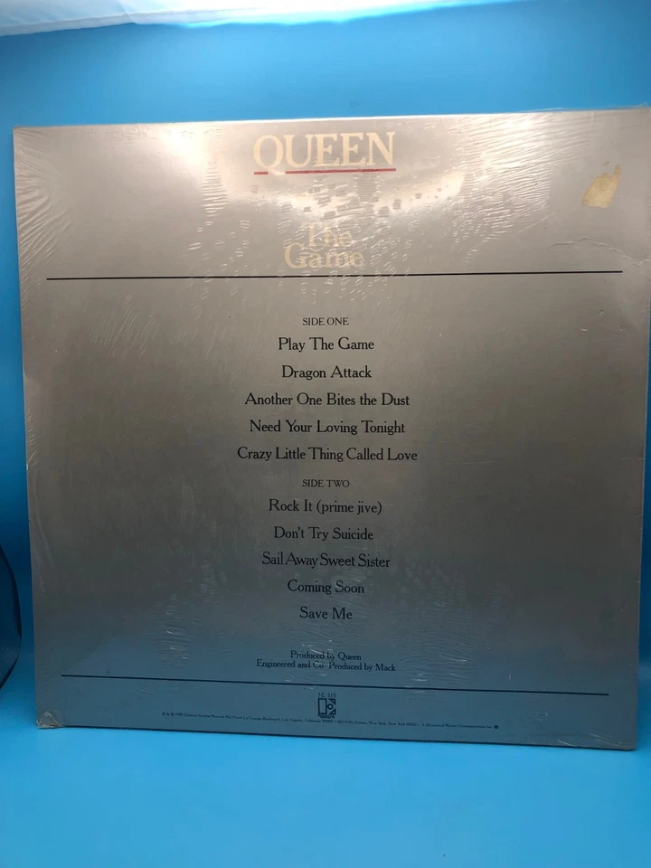 Queen The Game 1980 5E-513 New Old Stock Sealed Hype Sticker Cutout Vinyl LP - Image 4 of 4