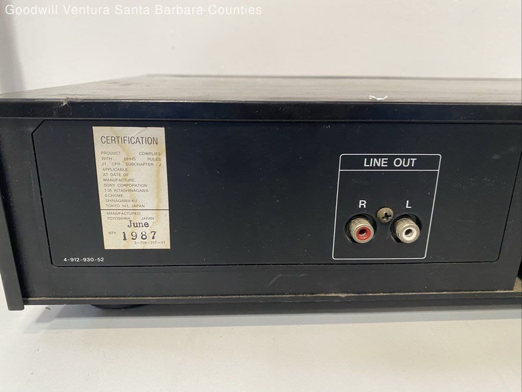 SONY CDP-510 CDプレーヤー！ SONY CDP-510の仕様 ソニー