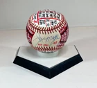 Joe Morgan Signed ONL Baseball, VCBC SuperStats, Hand Painted, PSA/DNA, HOF