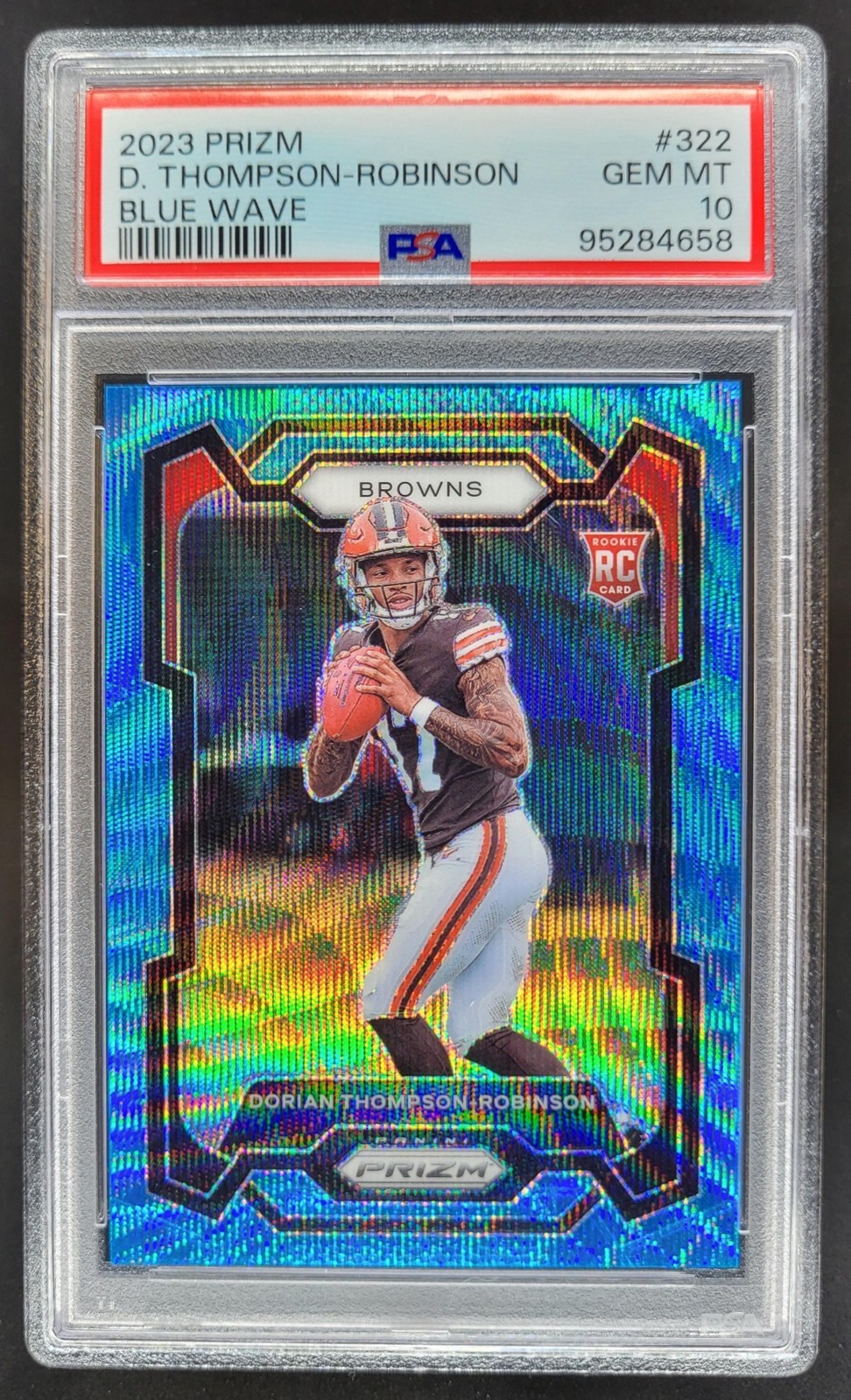 Dorian Thompson-Robinson Panini Prizm #322 Blue Wave