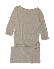 J. CREW Womens 3/4 Sleeve Shift Dress UK 6 XS Grey Modal SR07