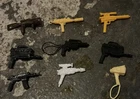 Vintage Gi Joe Gun & Weapon's accessories - 9 In lot