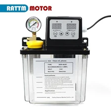 US SHIP】1L  Automatic Lubricating Oil Pump 110V Electromagnetic Lubrication Pump