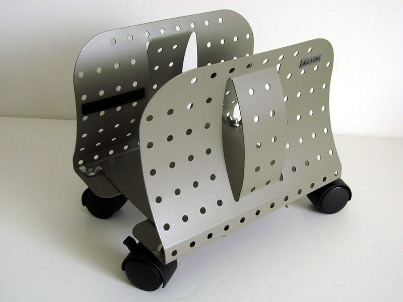 Allsop Metal Art CPU Caddy Computer PC Stand Cart