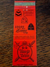 Vintage Matchbook: King's Table, Redlands & Loma Linda, CA