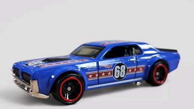 1968 MERCURY COUGAR Diorama Collectible DieCast Model Car 1:64 Blue LOOSE